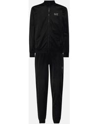 EA7 - Zip Up Funnel Neck/ Poly Tracksuit - Lyst