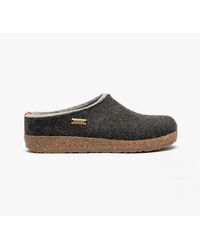 Haflinger - Kris Slipper Mules Graphite - Lyst