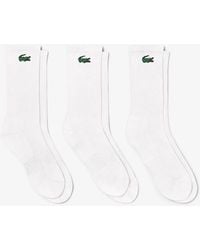 Lacoste - 3-Pack Long Sport Socks - Lyst