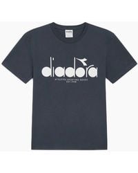 Diadora - Denim Logo T-Shirt - Lyst