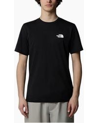 The North Face - T-Shirt T Shirt Simple Dome Sports Cotton Casual Crew Neck - Lyst