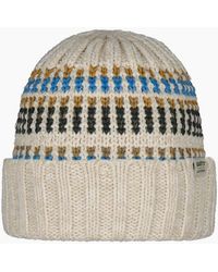 Barts - Travvis Jaquard Knitted Cuffed Beanie - Lyst