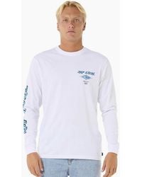 Rip Curl - Rip Curl Fade Out Icon Long Sleeve T-Shirt - Lyst