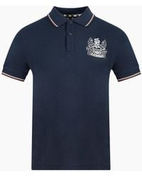 Aquascutum - Aldis Crest Polo Shirt - Lyst