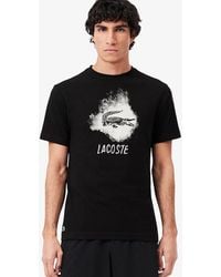Lacoste - Ultra Dry Graphic Sport T-Shirt - Lyst