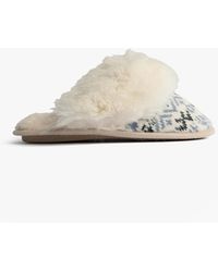 Totes - Toasties Fair Isle Knit Mule Slippers - Lyst