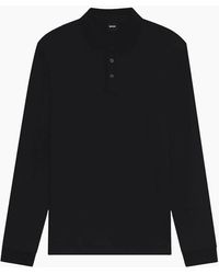 BOSS - Pado 30 Long Sleeve Polo Shirt - Lyst