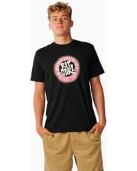 Rip Curl - Rip Curl Streamline Circle Logo Short Sleeve T-Shirt - Lyst