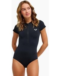 Roxy - Essentials Short Sleeve Swimsuit - Lyst