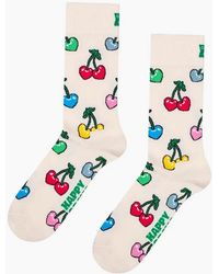 Happy Socks - Cherry Heart Sock - Lyst