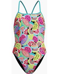 Speedo - Ladies Fruit All-Over Print One Piece Swimsuit - Lyst