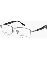 Trussardi - Optical Frame Tsm1050T 03A 55 Titanium - Lyst