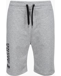 Alpha Industries - Logo Print Basic Ai Sweat Shorts - Lyst