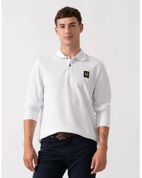 Belstaff - Long Sleeved Essentials Polo - Lyst