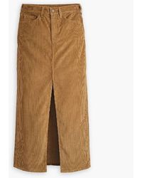 Levi's - Levi's Ankle Column Denim Skirt - Lyst