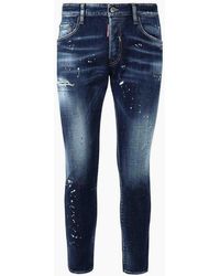 DSquared² - Medium Easy Wash Skater Jeans - Lyst