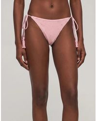 Oceanus - Nixie Tropical Low Coverage Bikini Bottoms - Lyst