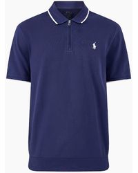 Polo Ralph Lauren - Half Zip Polo Shirt 003 Newport - Lyst