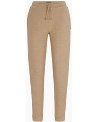 BOSS - Luxe Modal Loungewear Jogging Bottoms, Medium - Lyst