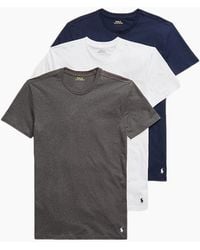Polo Ralph Lauren - Crewneck Undershirt 3 Pack 036/Brcly Hthr - Lyst