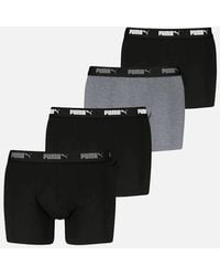 PUMA - 4-Pack Everyday Boxer Briefs - Lyst