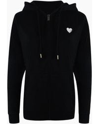 Love Moschino - Small Heart Logo Zip Hoodie - Lyst