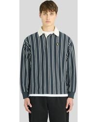 Lyle & Scott - Cotton Striped Rugby Shirt - Lyst