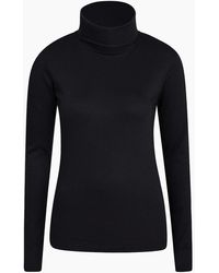 Mountain Warehouse - Ladies Meribel Cotton Roll Neck Long-Sleeved Top - Lyst
