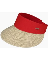 Barts - Vesder Raffia Sun Visor Baseball Cap - Lyst