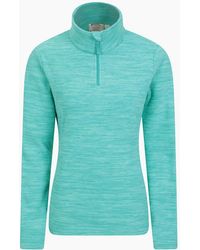 Mountain Warehouse - Ladies Snowdon Melange Fleece Top - Lyst