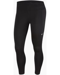 Nike - Fast Crop Running 7/8 Mid Length Leggings - Lyst