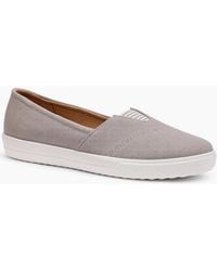 Hotter - Laurel Canvas Shoes - Lyst