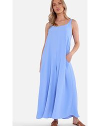Gini London - Air Flow Strappy Wide Leg Jumpsuit - Lyst