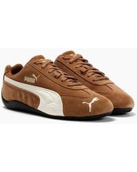 PUMA - Speedcat Og Leather Coffee/Ivory Trainers - Lyst
