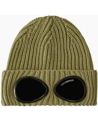 C.P. Company - Extrafine Merino Wool Goggle Beanie - Lyst
