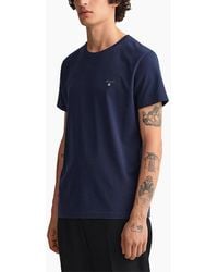GANT - Regular Fit Short Sleeve Shield Logo T-Shirt - Lyst