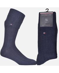 Tommy Hilfiger - Merino Wool Ribbed Boot Socks - Lyst