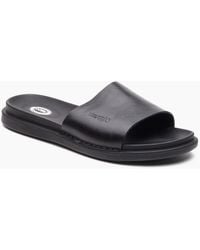 Base London - London Albany Leather Slides - Lyst