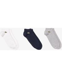 Lacoste - 3-Pack Trainers Socks - Lyst