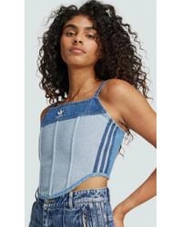 adidas - Originals Kseniaschnaider Denim Corset - Lyst