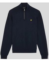 Lyle & Scott - Lyle & Scott Loopback Quarter-Zip Sweatshirt - Lyst