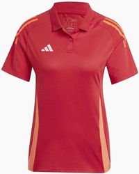 adidas - Tiro24 Collared Neck Short Sleeve Polo Shirt - Lyst