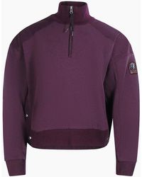 Parajumpers - Quarter Zip Turtleneck Fleece Sweatshirt - Lyst