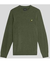 Lyle & Scott - Lambswool Blend Crew Neck Jumper - Lyst