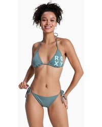 Roxy - Solid Essentials Two Piece Tiki Tri Bikini - Lyst