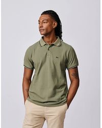 aubi - Eden Tipped Pique Polo - Lyst