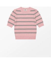 Ro&zo - Stripe Knit Jumper With Cashmere And Wool - Lyst