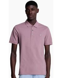 Lyle & Scott - Lyle & Scott Tonal Eagle Mountain Thistle Polo Shirt - Lyst