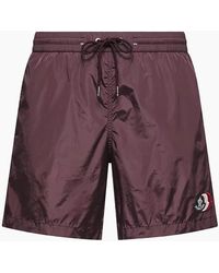 Moncler - Archive Logo Swimshorts - Lyst