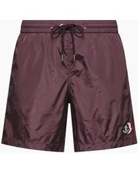 Moncler - Archive Logo Swimshorts - Lyst